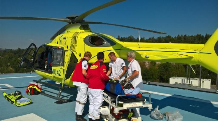 H135 służb ratownictwa medycznego (EMS) należący do SAF (fot. SAF)
