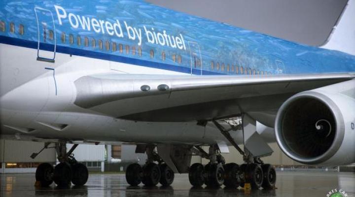 Samolot KLM - lot na biopaliwie (fot. klmtakescare.com)