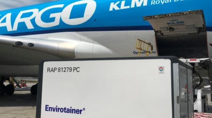 Samolot KLM - przewóz cargo (fot. Air France KLM Martinair Cargo)