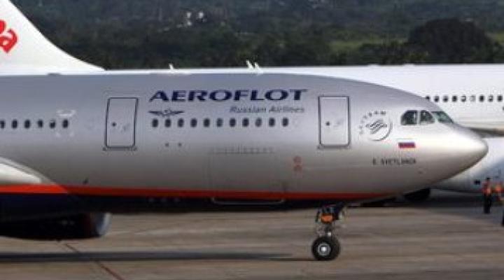 Samolot należący do Aerofłot (fot. PAP-EPA)