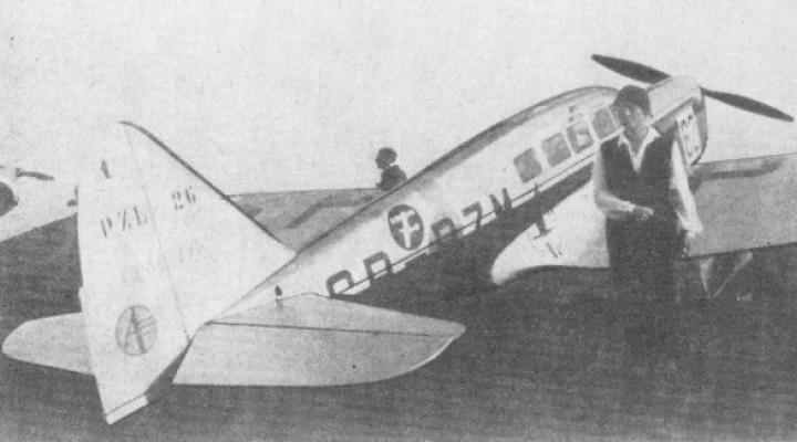 PZL.26 w barwach ARP, Challenge 1934 (fot. "Polski przemysł lotniczy 1945-1973"/Domena publiczna/Wikimedia Commons)