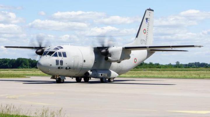 Samolot transportowy C-27J Spartan Sił Powietrznych Bułgarii (fot. Mariusz Woźniak/22blot.wp.mil.pl)