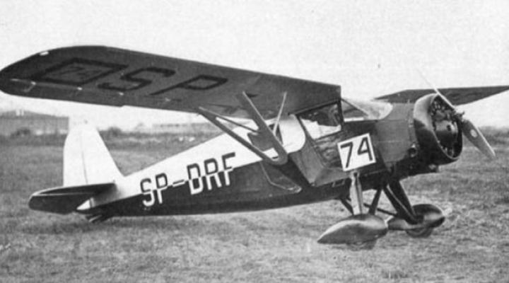 Samolot zawodniczy RWD-9, nr rej. SP-DRF (fot. archiwum samolotypolskie.pl)