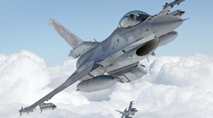 Samolot F-16 (fot. Bartosz Bera)