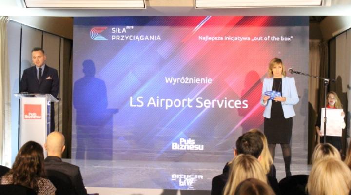 „Schody do Twojej Kariery” LS Airport Services wyróżnione w konkursie „Siła Przyciągania 2019” (fot. LS Airport Services)