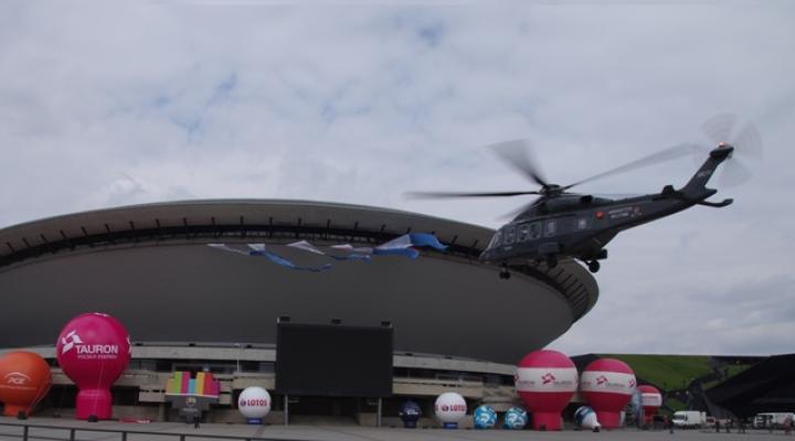 Śmigłowiec AW149 wylądował na Europejskim Kongresie Gospodarczym (fot. PZL-Świdnik)