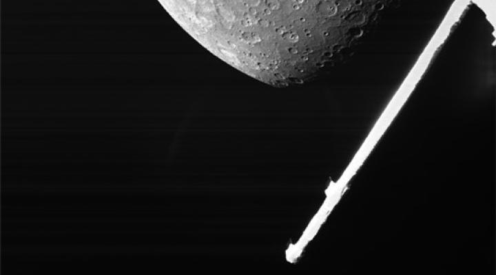Sonda BepiColombo przesłała pierwsze zdjęcia Merkurego (fot. ESA)
