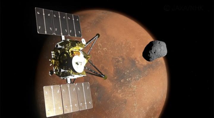 Sonda misji Martian Moons eXploration (MMX) leci w kierunku Marsa (fot. JAXA/NHK)
