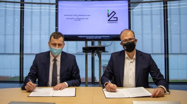 Spółka CPK i Sieć Badawcza Łukasiewicz podpisały ramową umowę o współpracy (fot. CPK)