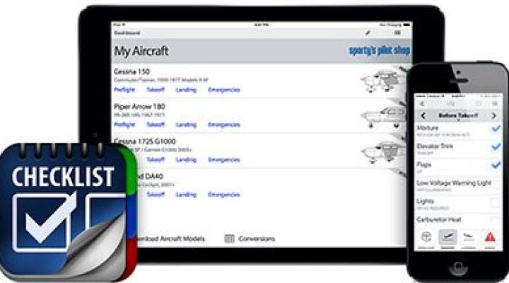 Sporty's Aircraft Checklist App