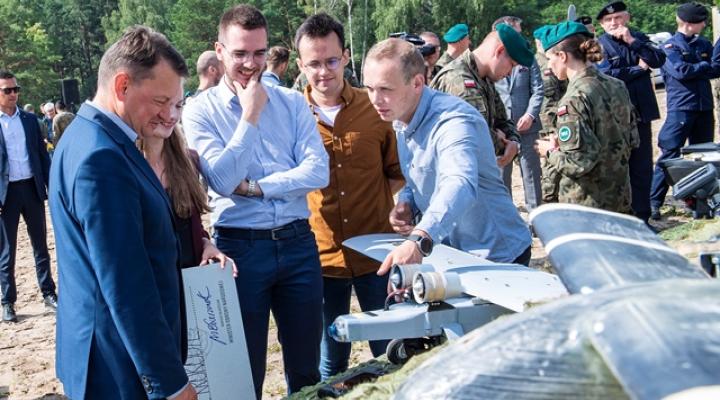 Studenci wojskowi opracowali nowe drony dla Sił Zbrojnych RP (fot. Leszek Chemperek/CO MON)