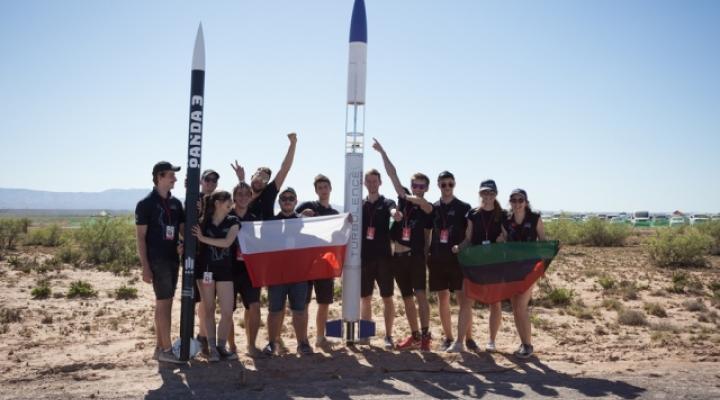 Sukces rakiety AGH Space Systems na zawodach w USA (fot. Maciej Talar/KSAF AGH)