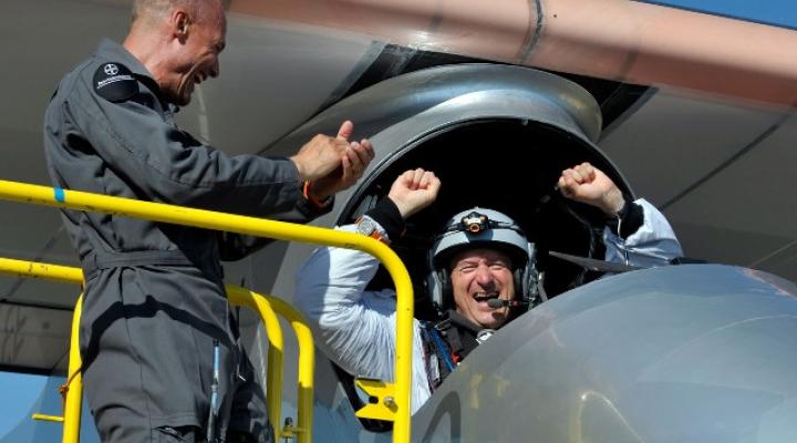 Światowy rekord wysokości na pokładzie Solar Impulse (fot. Solar Impulse/Dominique Favre)