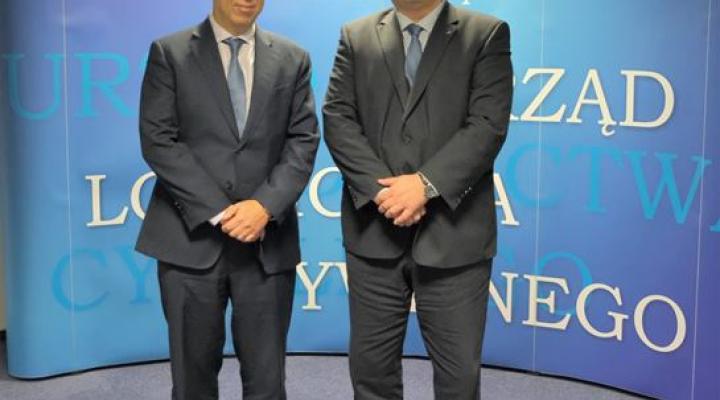 Szef EASA - Patrick Ky oraz Prezes ULC Piotr Samson w ULC (fot. ULC)