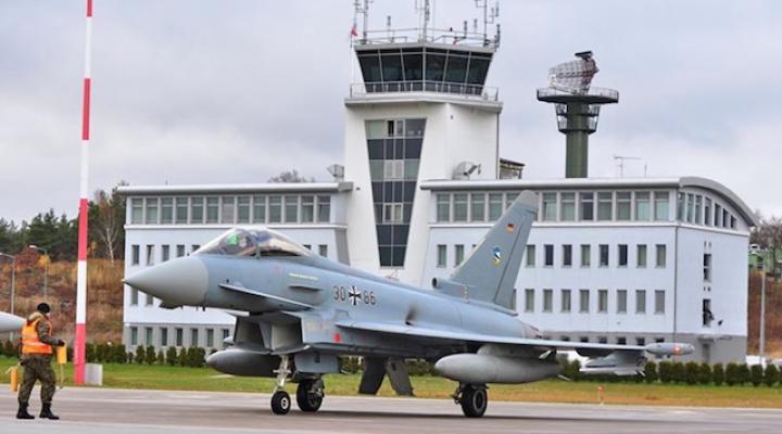 Eurofighter Typhoony w barwach niemieckiej Luftwaffe, fot. Radosław Pierzynka/ SMLZŁ 