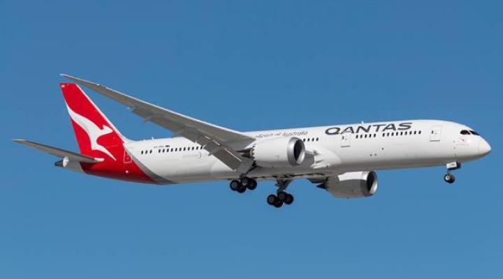 B787 należący do linii Qantas
