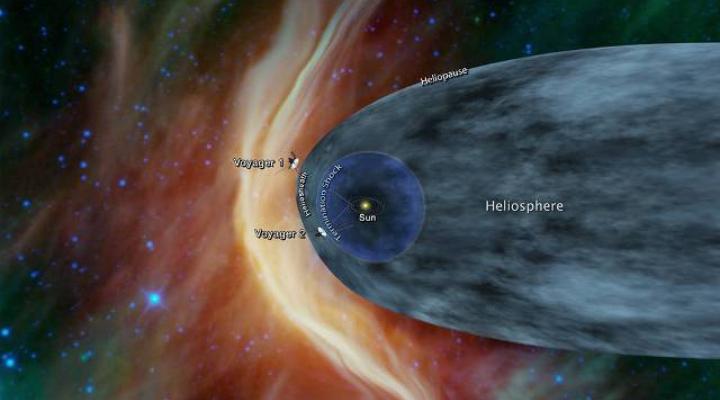 Voyager 2 blisko przestrzeni międzygwiezdnej (fot. NASA/JPL-Caltech)