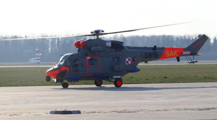 W-3WARM Anakonda na lotnisku w Darłowie (fot. kmdr ppor. Marcin Braszak)