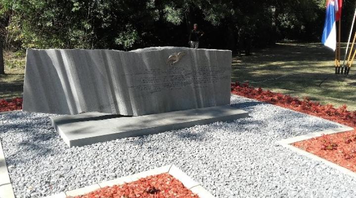 W Serbii odsłonięto pomnik poległych polskich lotników (fot. Paweł Sokołowski)
