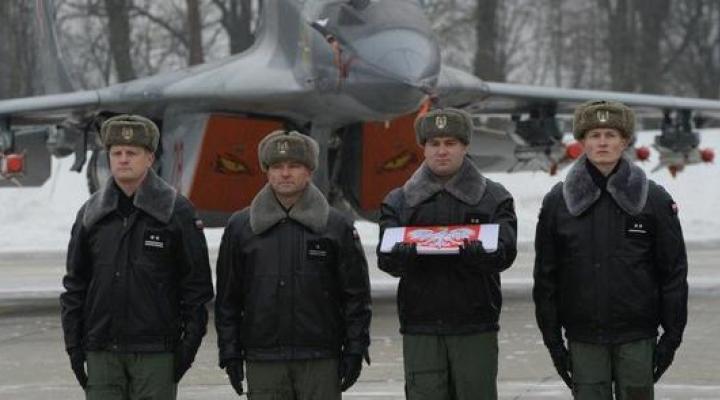 Wicepremier pożegnał żołnierzy Baltic Air Policing (fot. chor. A.Zakrzewski/DPI MON)