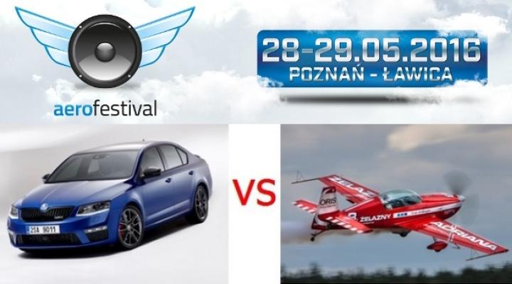 Skoda Octavia RS vs Extra 330LC SP-AUP na Aerofestivalu (fot. aerofestival.pl)