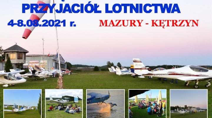 XXIII Międzynarodowy Zlot Przyjaciół Lotnictwa - granatowe litery (fot. lotniskoketrzyn.pl)