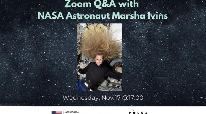 Zaproszenie na spotkanie astronautką NASA (fot. polsa.gov.pl)
