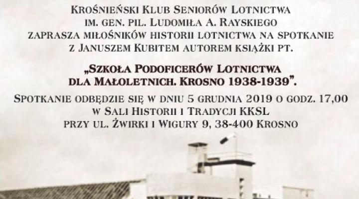 Zaproszenie na spotkanie autorskie z Januszem Kubitem w Krośnie (fot. KKSL)