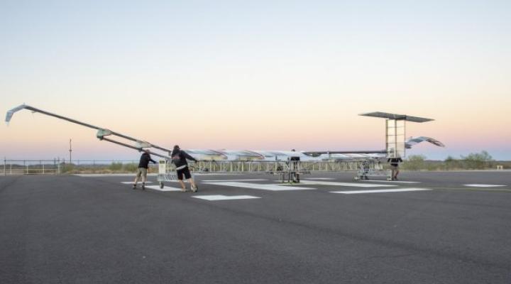 Zephyr - napędzany energią słoneczną stratosferyczny bezzałogowy system latający (fot. Airbus Defence and Space)