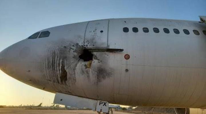 Zniszczony B767 Iraqi Airways, fot. bharatnews.news