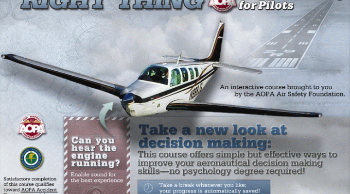 AOPA on-line training "Do The Right Thing"