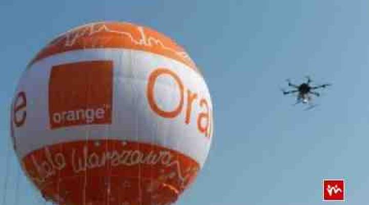 Balon widokowy Orange nad Warszawą