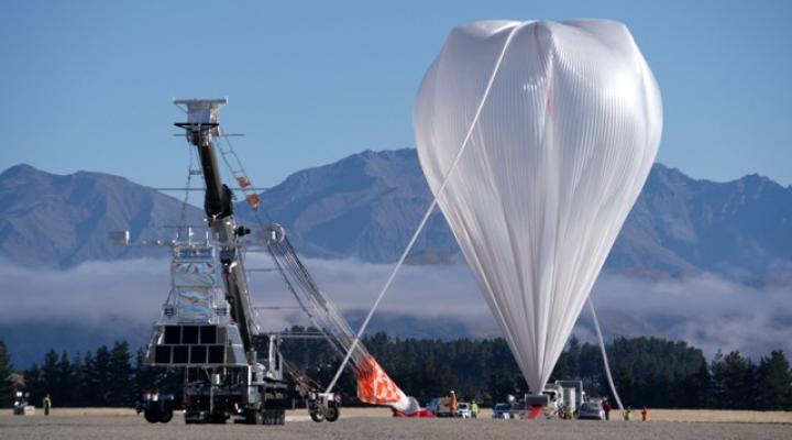 Balon NASA wielkości boiska do futbolu wystartował z Nowej Zelandii (fot. NASA/Bill Rodman)