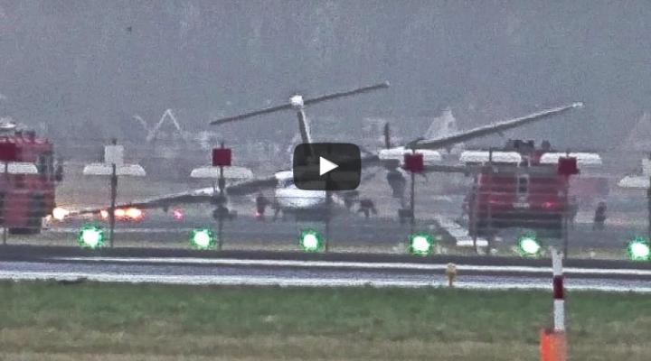 Wypadek samolotu Havilland Dash 8-400 na lotnisku w Amsterdamie