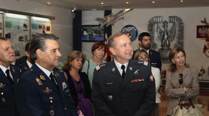 Wizyta dowódcy Sił Powietrznych Hiszpanii, fot. Jerzy Jabłoński 