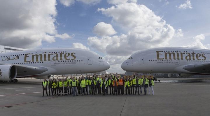 Emirates odebrały kolejne dwa dwupokładowe samoloty A380