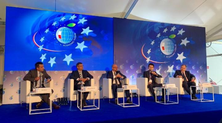 Forum Ekonomiczne w Krynicy (fot. Centralny Port Komunikacyjny/Twitter)