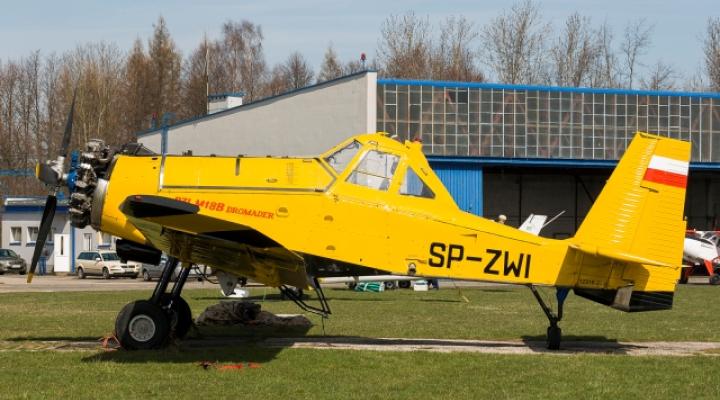 PZL M18B Dromader na lotnisku Aeroklubu Częstochowskiego (fot. EPRU Spotting Team)