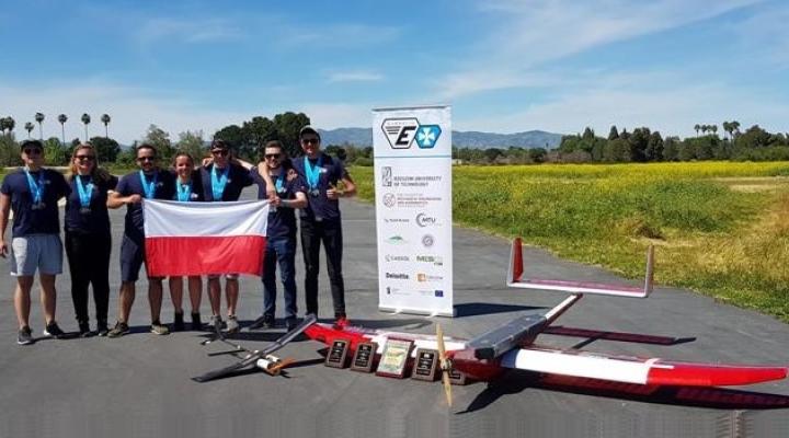 Pięć srebrnych medali dla EUROAVII Rzeszów na zawodach SAE Aero Design West 2019 (fot. EUROAVIA Rzeszów)
