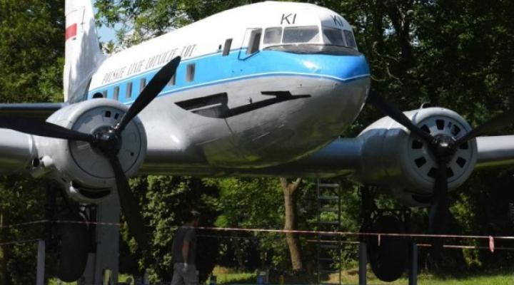 Samolot Li-2 zwany „Litką” w Wieruszowie (fot. Patryk Hodera)