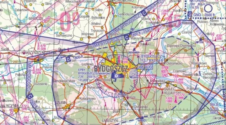 Czym są „miasta rozróżnialne na mapie lotniczej”? (fot. ais.pansa.pl)