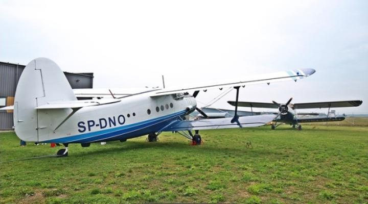 Dwa odnowione samoloty An-2 Aeroklubu Mieleckiego (fot. hej.mielec.pl)