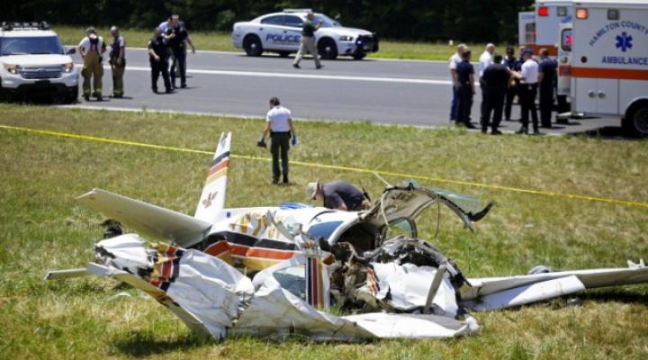 Katastrofa samolotu w stanie Tennessee (fot. wtop.com)