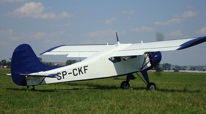Samolot PZL 101 A Gawron SP-CKF