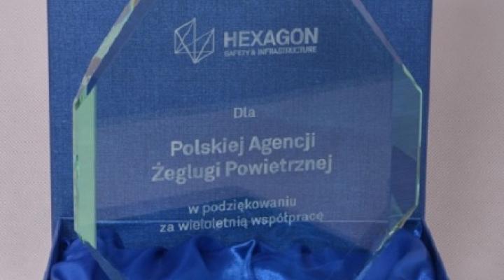 Wyróżnienie dla PAŻP od Hexagon Safety & Infrastructure (fot. PAŻP)