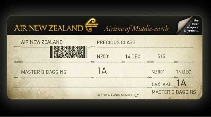 Hobbit Air New Zeland