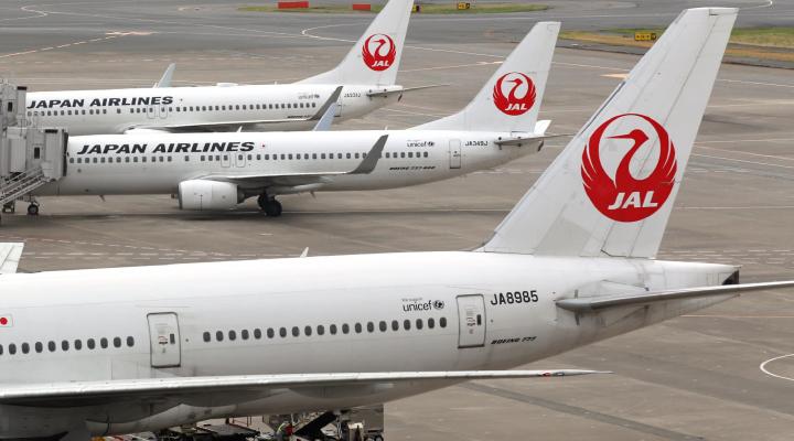 Flota samolotów należąca do Japan Airlines
