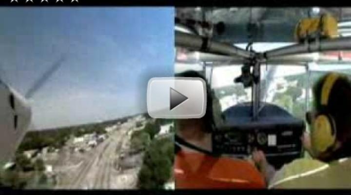 Kyle Davis ląduje na autostradzie po awarii silnika