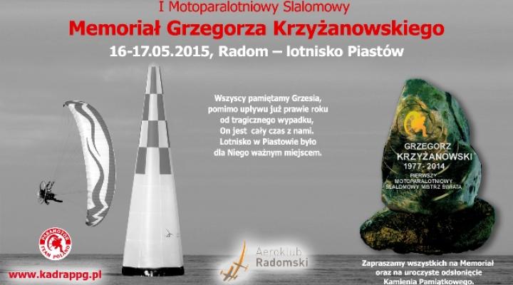 I Motoparalotniowy Slalomowy Memorial Grzegorza Krzyżanowskiego 