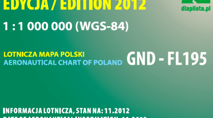 Lotnicza Mapa Polski 1:1 000 000 edycja 2012